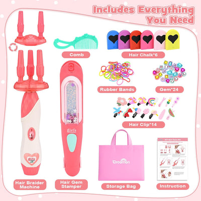 Kids Foot Spa Nail Kit & Hair Styling Tools